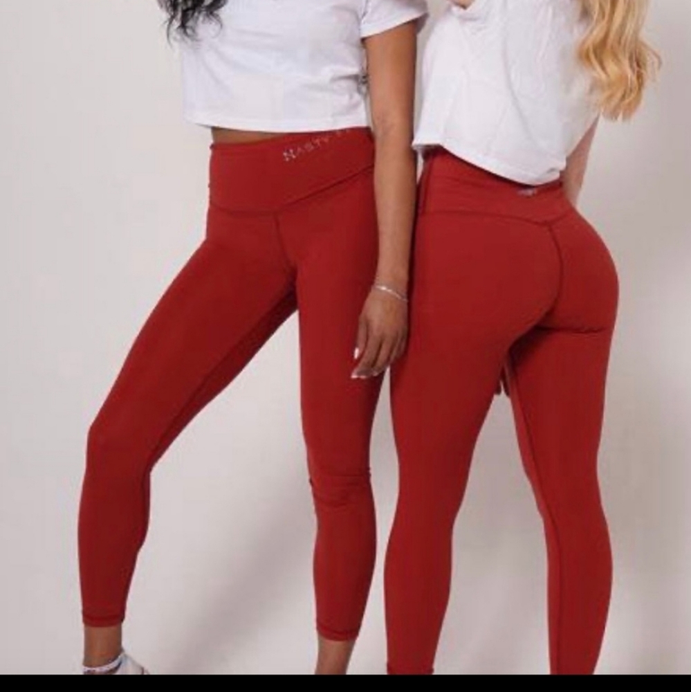 Nastyfit red leggings